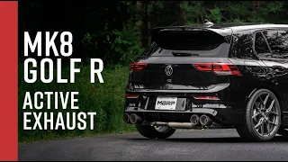 2022+ VOLKSWAGEN GOLF R // MBRP 3" Active Cat-Back, Quad Rear Exit Exhaust