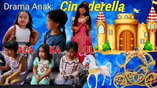 DRAMA IMAJINASI ANAK 💞 HANUM & BOCIL BELAJAR BIKIN DRAMA CINDERELA ACAKADUL!! 😁 HANUM DIARY