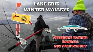 Lake Erie Walleye - How to use Offshore Boards and Snapweights