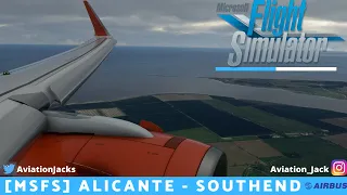 [Microsoft Flight Simulator] Alicante - Southend | VATSIM | easyJet FlyByWire A32NX l EZY27T |
