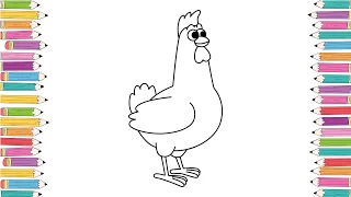 Chicken Coloring Pages For Farm Animal Lovers | Fun and Educational! 🐓