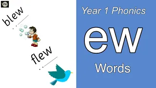Year 1 Phonics Phase 5 - ‘ew’ Words for /oo/ and /yoo/ Sounds