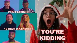 PENTATONIX SUPERFAN REACTS | [OFFICIAL VIDEO] 12 Days of Christmas - Pentatonix | REACTION