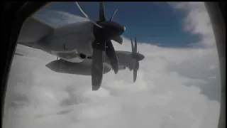 Air Force Reserve C-130 Flies Into The Eye of Hurricane Florence