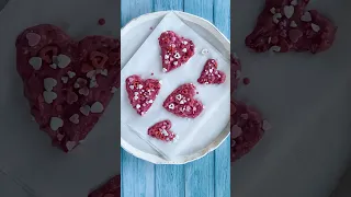 Vegan Valentine's Day Frozen Yogurt Hearts