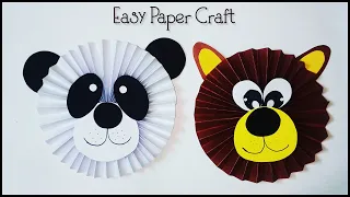 Easy Paper Panda and Teddy Bear|Paper Crafts Ideas|Origami Craft| Kids Paper Craft