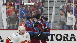 NHL 19 - Calgary Flames Vs Colorado Avalanche Gameplay - Stanley Cup Playoffs Game 4 April 17, 2019