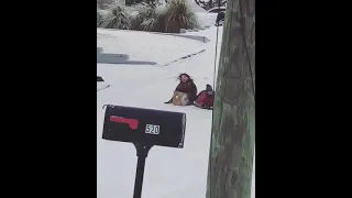 Sledding fail in Tennessee!