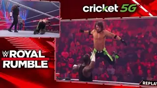 omos vs aj styles raw 1/3/22