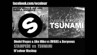 Dimitri Vegas & Like Mike vs DVBBS & Borgeous - Stampede vs Tsunami (W'colour Mashup)