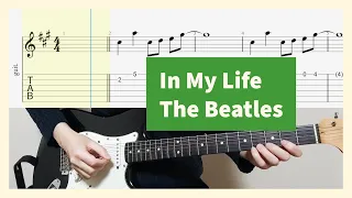 The Beatles - In My Life Guitar Tab