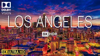 LOS ANGELES VIDEO 8K HDR 60fps DOLBY VISION WITH SOFT PIANO MUSIC