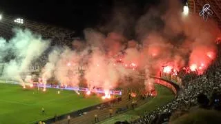 Hajduk - Dinamo - 10.9.2011. - Mega Bakljada i Topovska paljba na Poljudu 1080p HD !