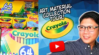 CRAYOLA Collection Tour | My Art Life | Art Material Collection Tour