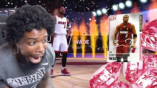 I PULLED PINK DIAMOND DWAYNE WADE! Wade Vs Lebron! NBA 2k19 MyTeam