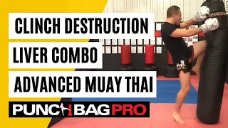 Clinch Liver Combo Destruction | Muay Thai Advanced Combinations