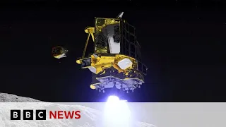 Japan lands on Moon but glitch threatens mission | BBC News