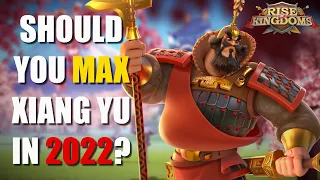 Should you Max skill Xiang Yu in 2022? as additional his best pairings and talent tree's in RoK