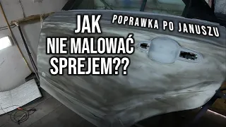 POPRAWIAM MALOWANIE SPREJEM PO FACHOWCU