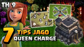 7 Tips Jago Queen Charge/Queen Walk untuk Pemula - Strategi TH 9 | COC Indonesia