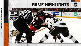 Kings @ Ducks 4/19 | NHL Highlights 2022