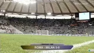 Serie A 1997-1998, day 32 Roma - Milan 5-0 (Candela, 2 Di Biagio, P.Sergio, Delvecchio)