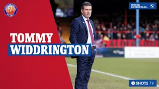 TOMMY WIDDRINGTON POST-MATCH: Gateshead (A)