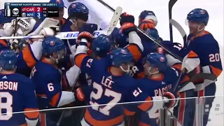 Islanders Win Game 4 in Double Overtime vs Hurricanes - WRHU Radio Chris King Call