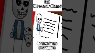 Sneak Peek: The Making of Insanity Sans: A Teach Tale Undertale AU Canon Facts and Animation