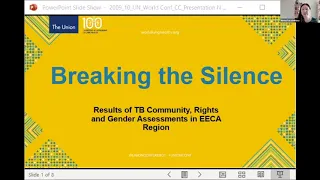 Results of TB community, rights and gender assessments in EECA region