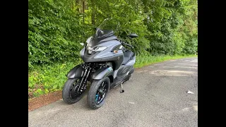 Erstes Video mit der neuen Yamaha Tricity 300/HERO9 Black