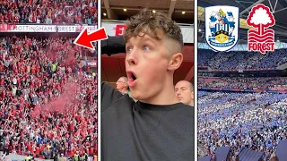 THE MOMENT NOTTINGHAM FOREST BEAT HUDDERSFIELD in THE CHAMPIONSHIP PLAYOFF FINAL *VLOG* 80,000 FANS!