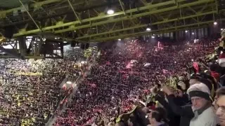 BVB - Liverpool, 2016-04-07, Fans sing You'll never walk alone