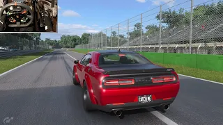 Gran Turismo 7 - 1200HP Dodge Demon! Full Build and Test Drive (Steering Wheel Gameplay)