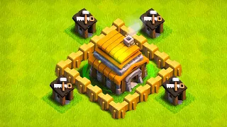 ЗАДОНАТИЛ НА НОВЫЙ АККАУНТ И ПРОКАЧАЛ НА ПОЛУФУЛ ТХ5 #1 | КЛЕШ С НУЛЯ - CLASH OF CLANS