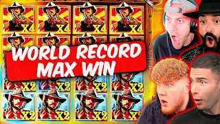 THE WILD GANG MAX WIN: TOP 8 WORLD RECORD BIGGEST WINS (Roshtein, Ayezee, Foss)