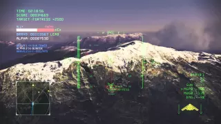 Ace Combat Infinity : Alps Air Corridor S rank with Lv 2 B-2A