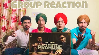 PRAHUNE (Full Video) Prem Dhillon | Amrit Maan | Reaction | SanB | Tejisandhu | Sidhu Moose Wala