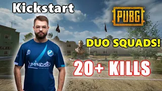 LG Kickstart - 20+ KILLS - DUO SQUADS! - PUBG
