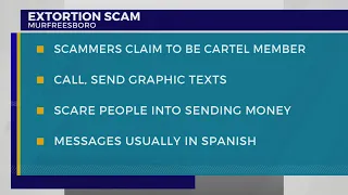 ALERT: Murfreesboro police warn of extortion scam