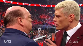 Cody Rhodes makes Paul Heyman cry (2/2) - WWE RAW February 06, 2023