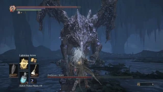 DARK SOULS III dark eater midir kill (The way gwyn intended) sl 120 faith build