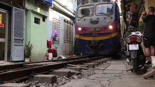 Train Street in Hanoi, Vietnam