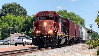 CN 5366 “North America” SD40-2 Leads Local L508