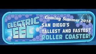 ELECTRIC EEL ROLLERCOASTER- Coming Summer 2018 to Seaworld San Diego- preview of construction