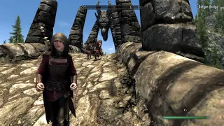 Keep an eye out for trouble. It's only a matter of time. (Skyrim)