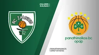 Zalgiris Kaunas - Panathinaikos OPAP Athens Highlights | Turkish Airlines EuroLeague, RS Round 9