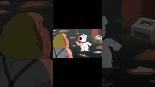 Family Guy - Brian does the dog shake #shorts #familyguy #viral