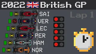 2022 British Grand Prix Timelapse