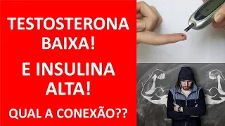 TESTOSTERONA BAIXA E INSULINA ALTA! QUAL A CONEXÃO?? | Dr. Marco Menelau